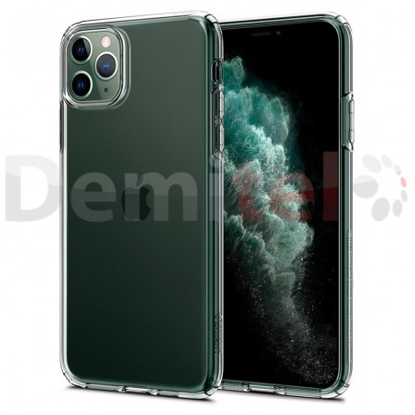 Силиконов гръб SPIGEN Liquid Crystal за iPhone 11 Pro Прозрачен