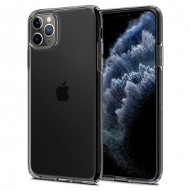 Силиконов гръб SPIGEN Liquid Crystal за iPhone 11 Pro Тъмно прозрачен 
