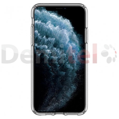 Силиконов гръб CYRILL Cecile Red Floral за iPhone 11 Pro Прозрачен