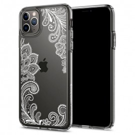 Силиконов гръб CYRILL Cecile White Mandala за iPhone 11 Pro Max Прозрачен 