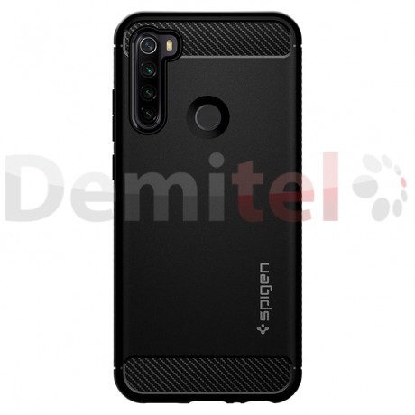 Силиконов гръб SPIGEN Rugged Armor за Redmi Note 8T Черен