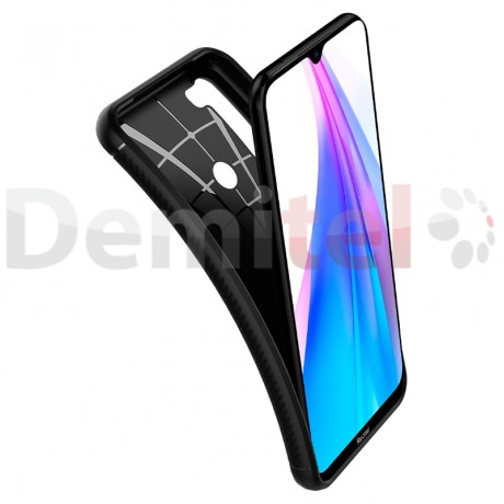 Силиконов гръб SPIGEN Rugged Armor за Redmi Note 8T Черен