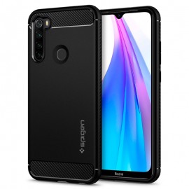 Силиконов гръб SPIGEN Rugged Armor за Redmi Note 8T Черен 