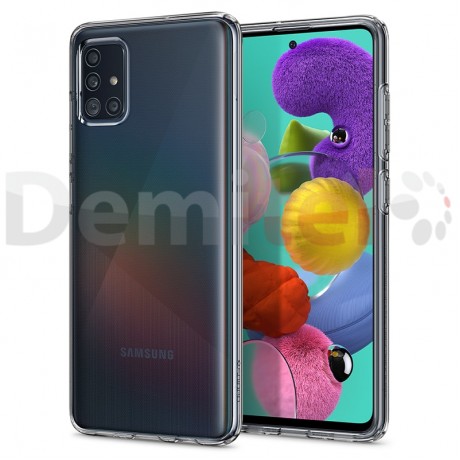 Силиконов гръб SPIGEN Liquid Crystal за Galaxy A51 Прозрачен