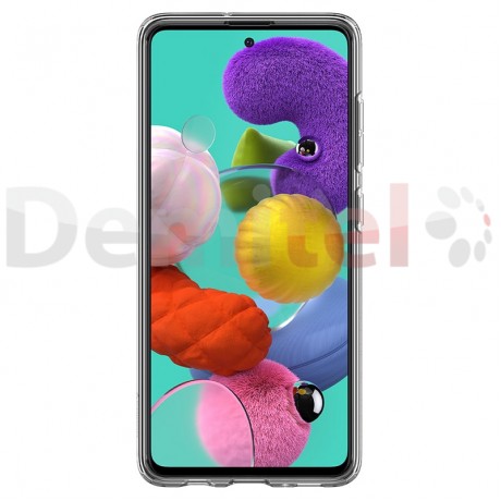 Силиконов гръб SPIGEN Liquid Crystal за Galaxy A51 Прозрачен