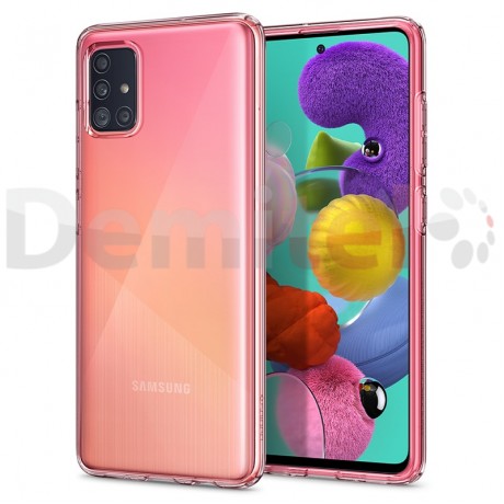Силиконов гръб SPIGEN Liquid Crystal за Galaxy A51 Прозрачен
