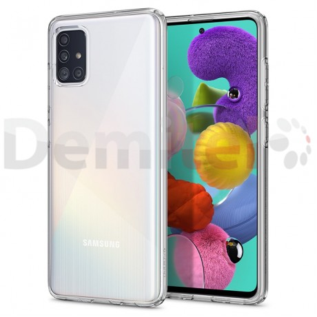 Силиконов гръб SPIGEN Liquid Crystal за Galaxy A51 Прозрачен