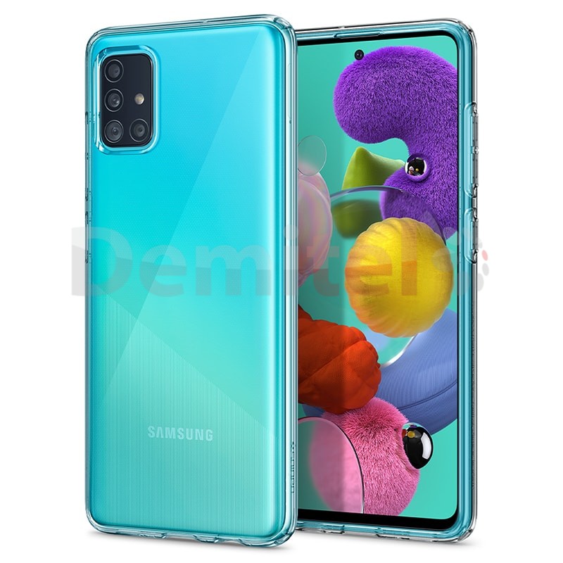 Силиконов гръб SPIGEN Liquid Crystal за Galaxy A51 Прозрачен
