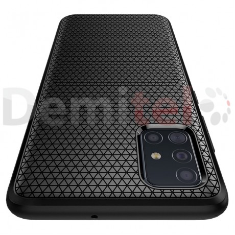 Силиконов гръб SPIGEN Liquid Air за Galaxy A51 Черен