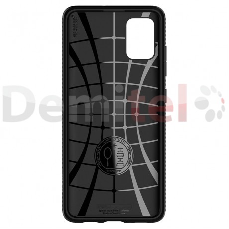 Силиконов гръб SPIGEN Liquid Air за Galaxy A51 Черен