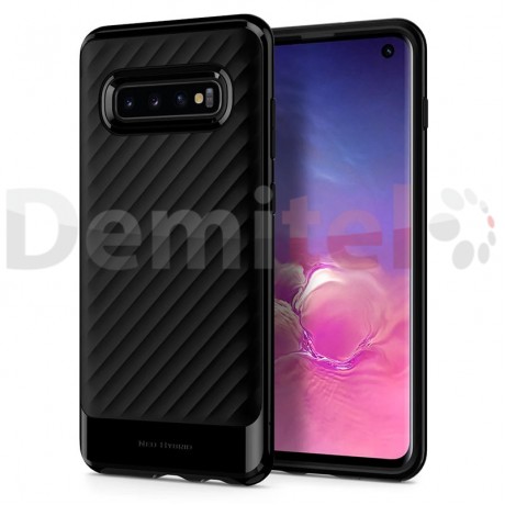Силиконов гръб SPIGEN Neo Hybrid за Galaxy S10 Сив