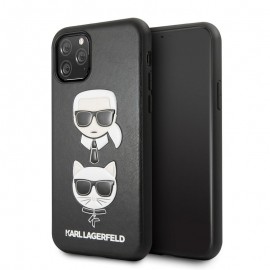 Силиконов гръб KARL LAGERFELD Karl&Choupette за iPhone 11 Pro Черен 
