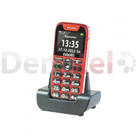 Мобилен телефон EVOLVEO EasyPhone Червен