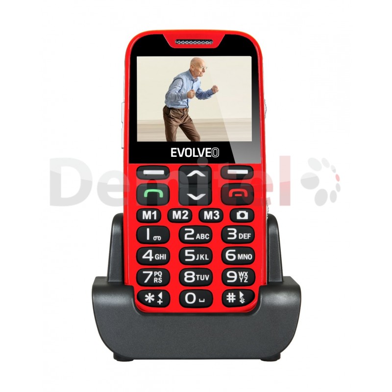 Мобилен телефон EVOLVEO EasyPhone XR Червен