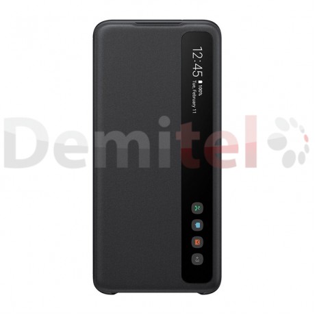 Тефтер SAMSUNG Clear View Cover за Galaxy S20 Черен