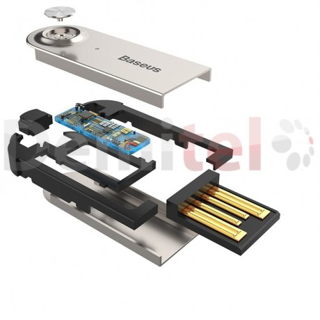 Блутут аудио кабел BASEUS Wireless Audio Adapter BA01 Черен