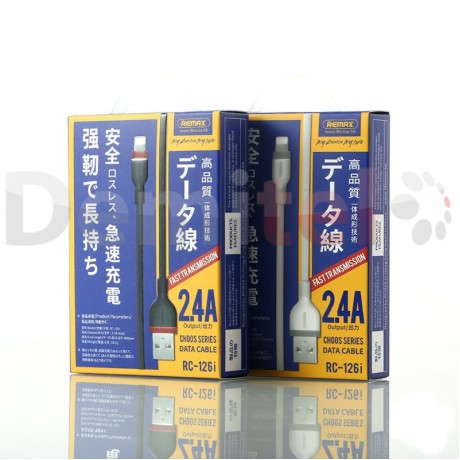 Кабел REMAX RC-126i Lightning Бял