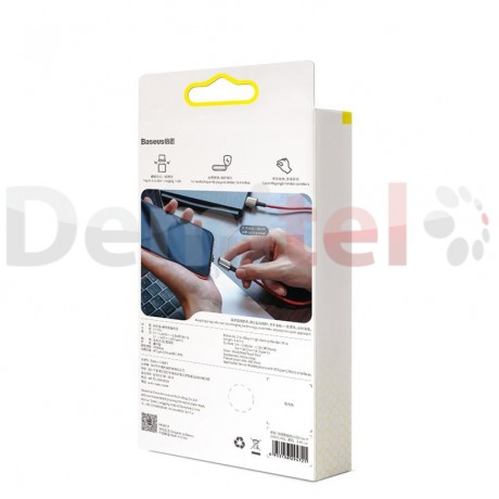 Кабел BASEUS Zinc Magnetic Lightning 2м Черен