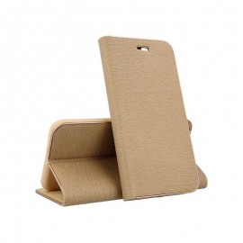 Тефтер VENNUS Frame Book за Galaxy A6 Plus 2018 Златен 