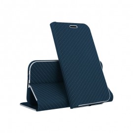 Тефтер VENNUS Carbon Book за Galaxy A20e Син 