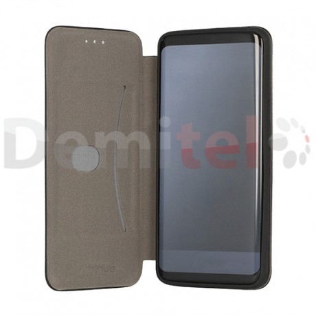 Тефтер VENNUS Soft Book за Galaxy A9 2018 Черен