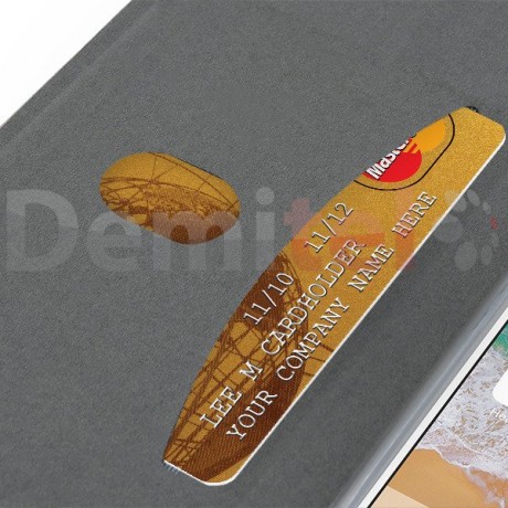 Тефтер VENNUS Soft Book за Galaxy A9 2018 Черен