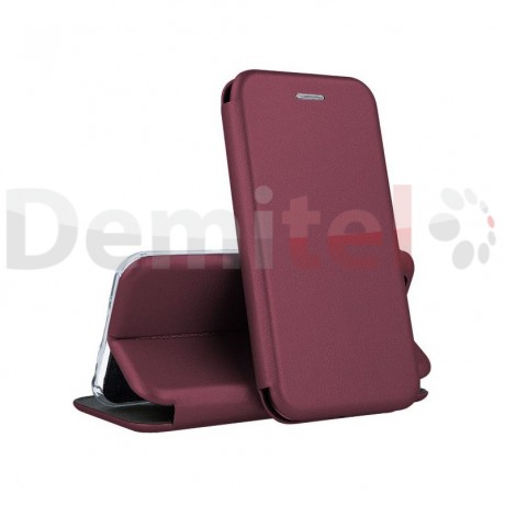 Тефтер VENNUS Elegance Book за Nokia 3.1 Бордо
