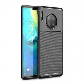 Силиконов гръб AUTO FOCUS Carbon за Huawei Mate 30 Pro Черен 