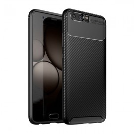 Силиконов гръб AUTO FOCUS Carbon за Huawei P10 Черен 