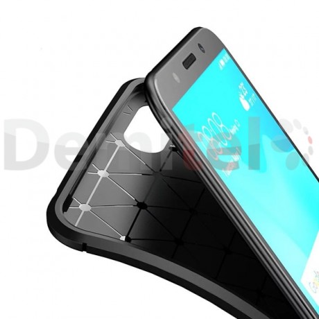 Силиконов гръб AUTO FOCUS Carbon за Huawei Y5 2018 Черен