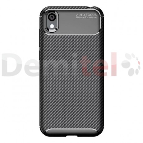 Силиконов гръб AUTO FOCUS Carbon за Huawei Y5 2019 Черен