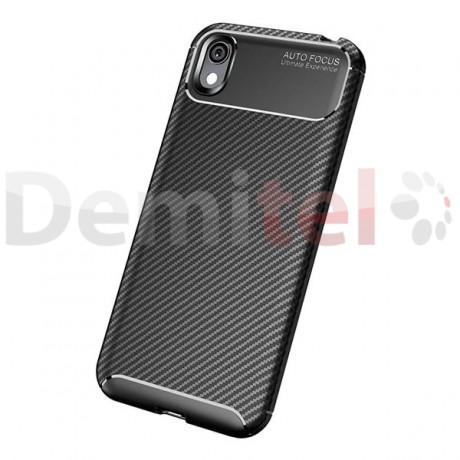 Силиконов гръб AUTO FOCUS Carbon за Huawei Y5 2019 Черен