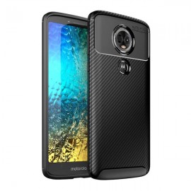 Силиконов гръб AUTO FOCUS Carbon за Motorola Moto E5 Plus Черен 