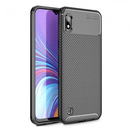 Силиконов гръб AUTO FOCUS Carbon за Samsung Galaxy A10 Черен 
