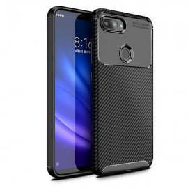 Силиконов гръб AUTO FOCUS Carbon за Xiaomi Mi 8 Lite Черен 