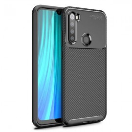 Силиконов гръб AUTO FOCUS Carbon за Xiaomi Redmi Note 8T Черен 