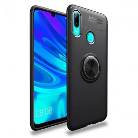 Силиконов гръб AUTO FOCUS Magnetic Ring за Huawei P Smart 2019 Черен 