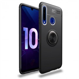 Силиконов гръб AUTO FOCUS Magnetic Ring за Huawei P Smart+ 2019 Черен 