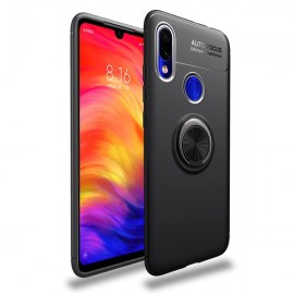 Силиконов гръб AUTO FOCUS Magnetic Ring за Xiaomi Redmi 7 Черен 