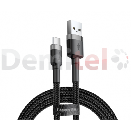 Кабел Baseus Cafule USB-C  1м Черен