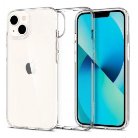 Силиконов гръб SPIGEN Liquid Crystal за iPhone 13 Прозрачен 