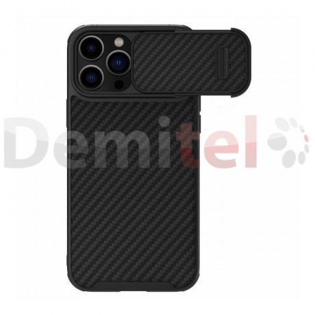 Калъф Nillkin Synthetic Fiber S за Apple iPhone 14 Черен