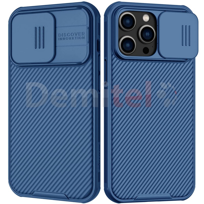 Калъф Nillkin CamShield Pro за Apple iPhone 14 Син