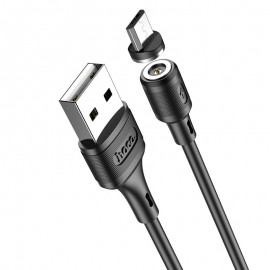 Кабел Hoco X52, USB to Micro-USB Lightning 8-pi магнитен 2,4A Sereno Черен 