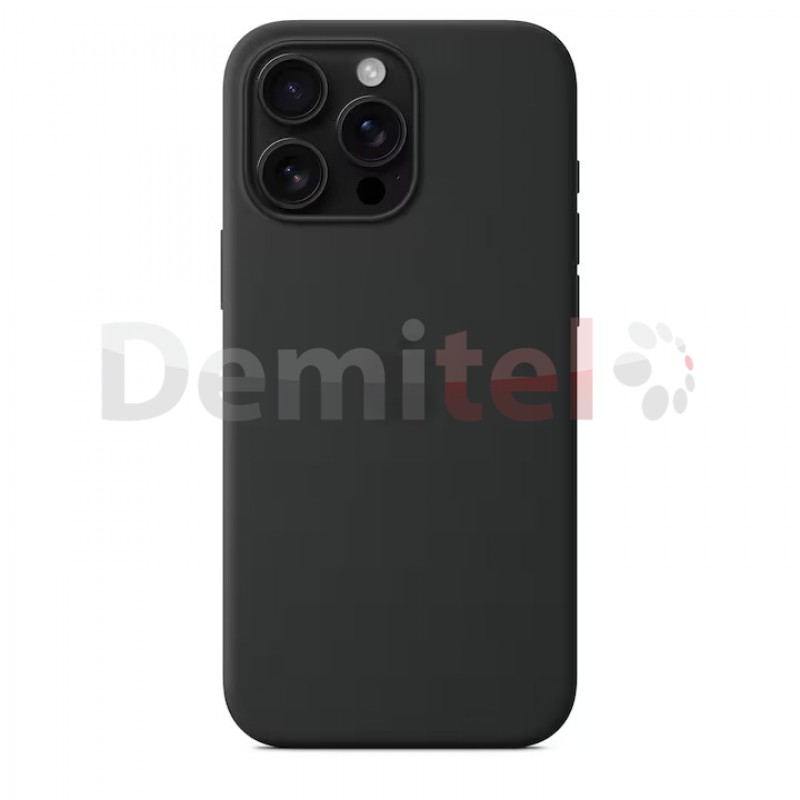 Калъф за iPhone 16 Pro Max, Apple Silicone Case, Черен
