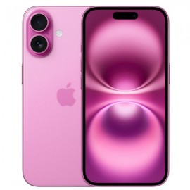 Смартфон Apple iPhone 16, 128GB, Розов 