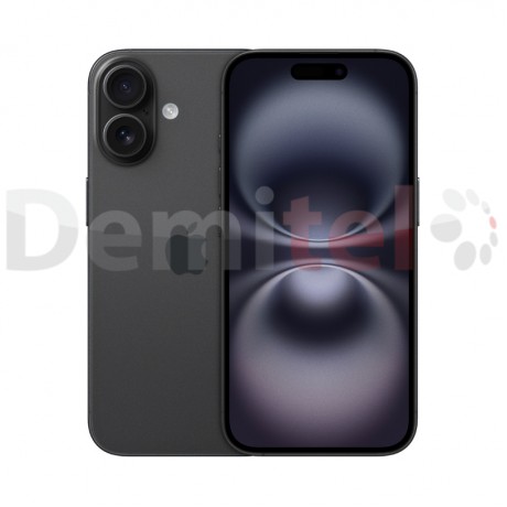 Смартфон Apple iPhone 16, 128GB, Черен