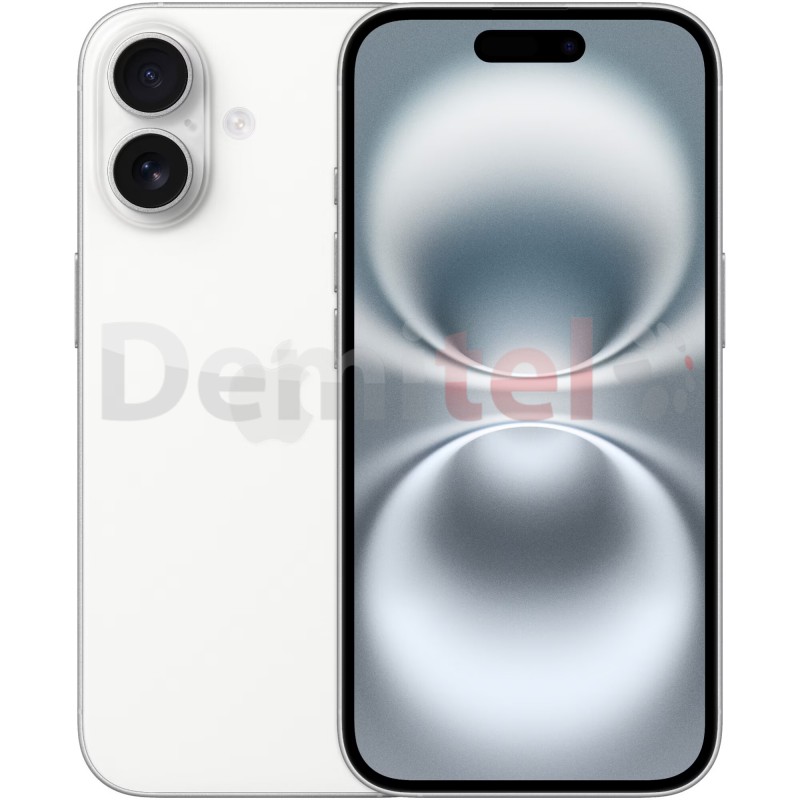 Смартфон Apple iPhone 16 256GB, Бял