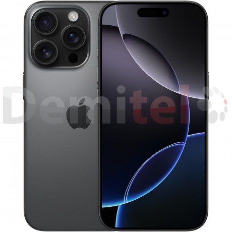 Смартфон Apple iPhone 16 Pro 128GB, Черен