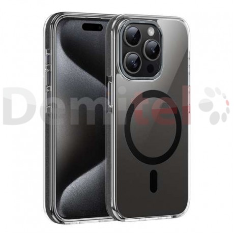 Калъф за iPhone 15 Pro, Hoco, Drop Proof Magnetic, Черен
